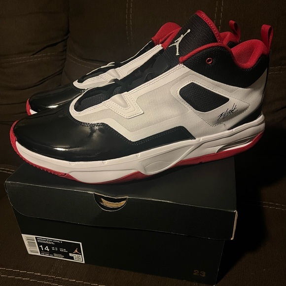 Jordan stay loyal 3 Nike men’s sz 14 black white red new in box main image 8
